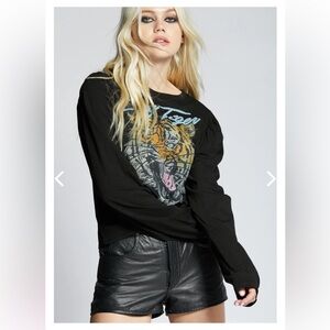 Recycled Karma Easy Tiger Puff Long Sleeve Tee